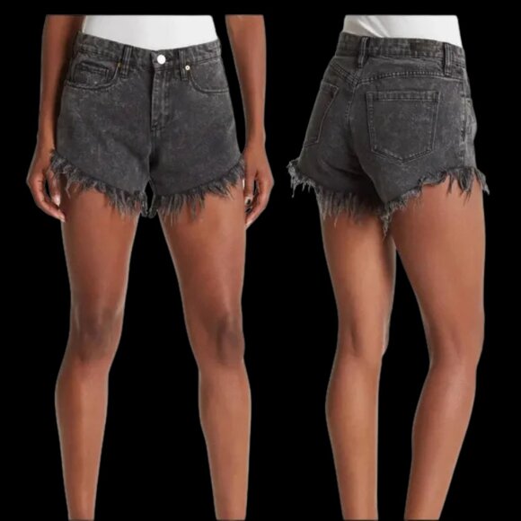 Blank NYC Pants - ⚓️BLANK NYC Sabotage Cut off Denim Black Fringe Shorts⚓️